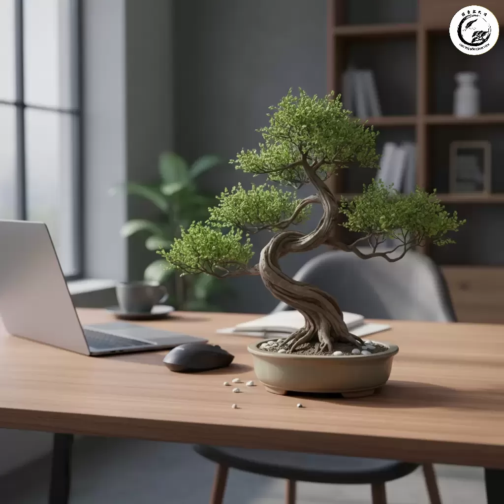 Bonsai mini là lựa chọn hoàn hảo cho không gian làm việc hoặc bàn trà