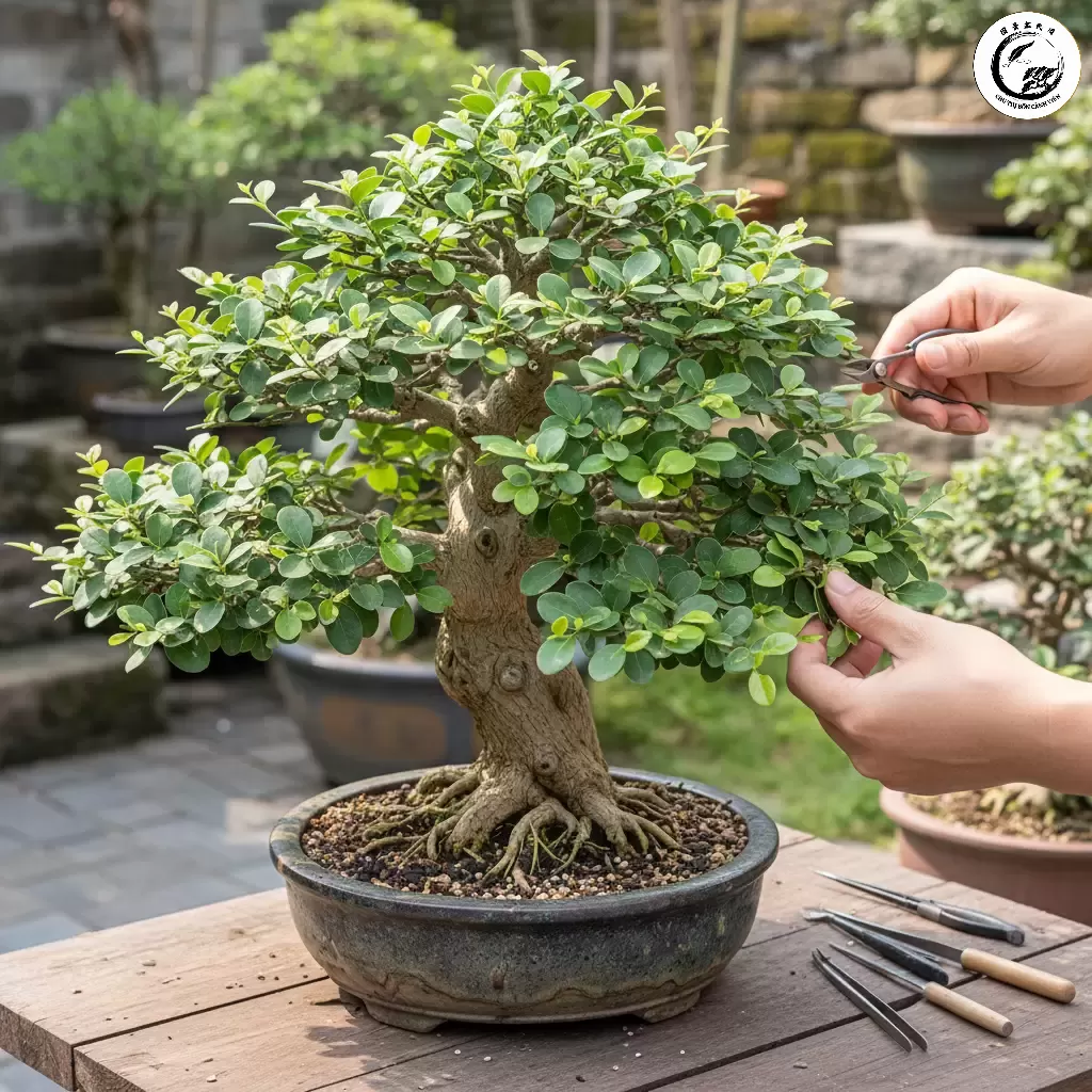 Chế độ chăm sóc hợp lý về nước và ánh sáng là chìa khóa để duy trì vẻ đẹp của cây duối dáng trực