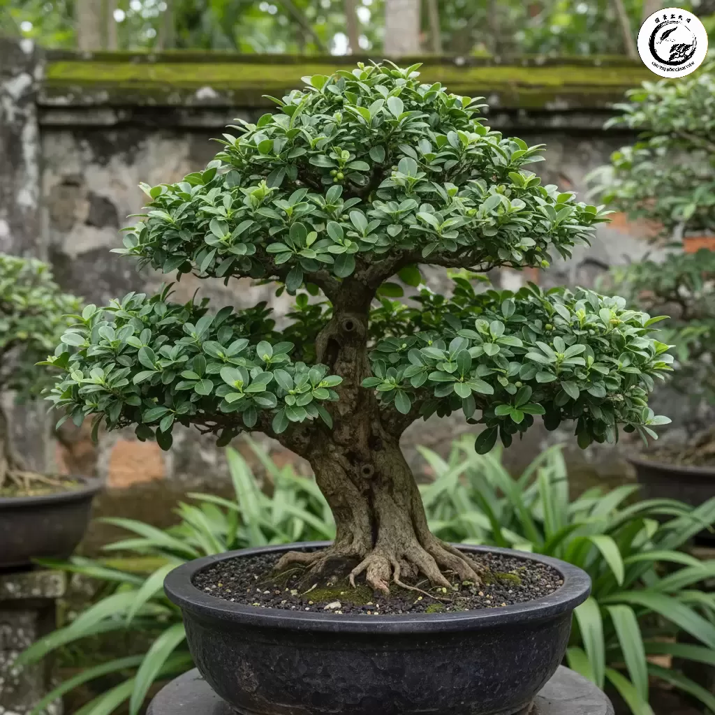 Bonsai Duối là loài cây chịu hạn tốt nhưng vẫn cần chế độ tưới tiêu chuẩn xác