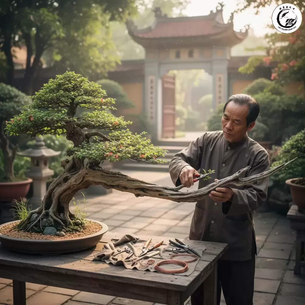 Cắt tỉa thường xuyên giúp duy trì hình dáng bị gió thổi và sự cân bằng của tán lá