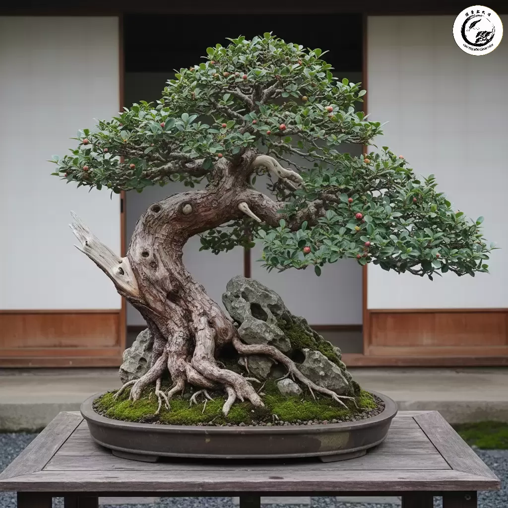 Dáng Xiêu thể hiện sự chống chọi của cây Duối trước các yếu tố tự nhiên như gió bão