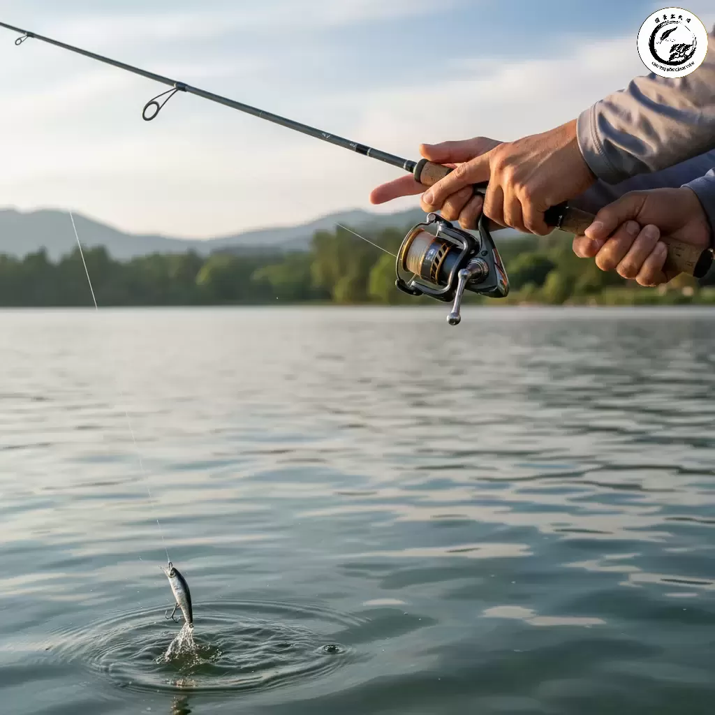 Tư thế cầm cần chuẩn xác là nền tảng để thực hiện Kỹ Thuật Cắt Giật Tạo Độ hiệu quả