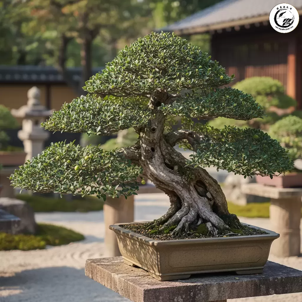 Cây Duối Bonsai với dáng thế uy nghi biểu tượng cho sức sống bền bỉ và sự thịnh vượng