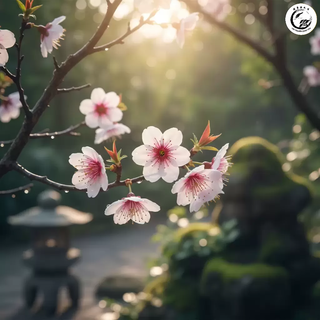 Hoa Nhất Chi Mai có đặc điểm cánh kép khi mới nở có màu phớt hồng sau đó chuyển sang trắng tinh