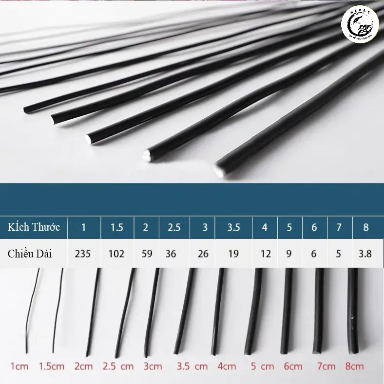 03ab45bcf2ef2bb172fe Sự đa dạng về kích thước của dây nhôm đen giúp đáp ứng mọi nhu cầu tạo dáng từ chi dăm đến thân chính
