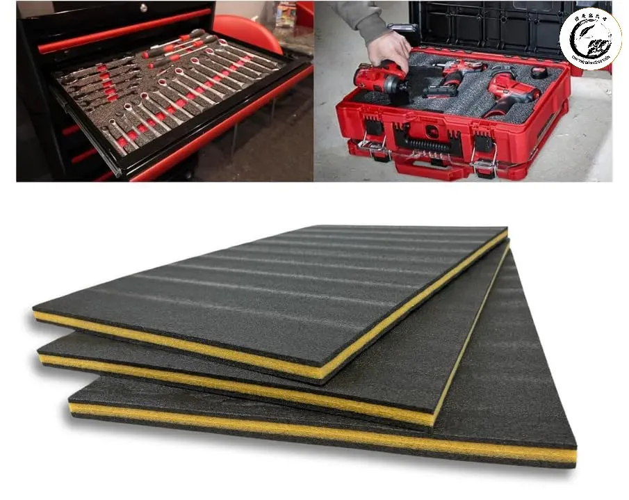 Sắp xếp dụng cụ khoa học trong khay xốp định hình để tránh va chạm