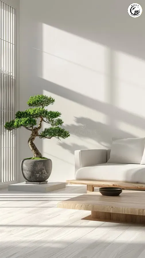 Bố trí Thiết Mộc Lan bonsai tại phòng khách giúp tối ưu hóa không gian và thanh lọc bụi bẩn hiệu quả