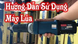 Kỹ thuật dùng máy mài cầm tay để tạo các đường vân lũa tinh xảo trên thân gỗ